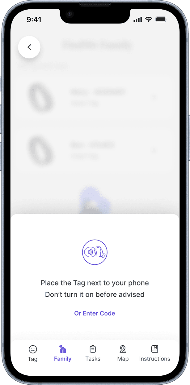 Family finder enabler — view 2.