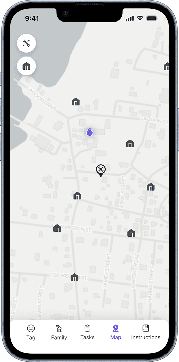 Emergency points — view 1.