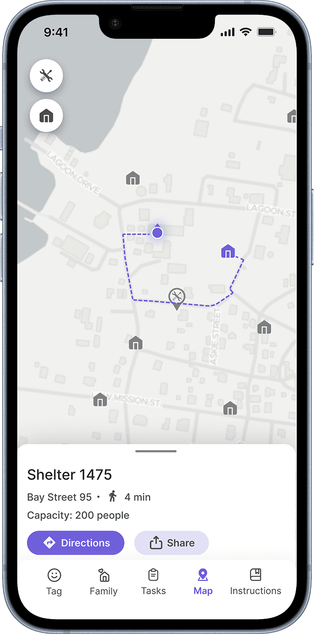 Emergency points — view 2.